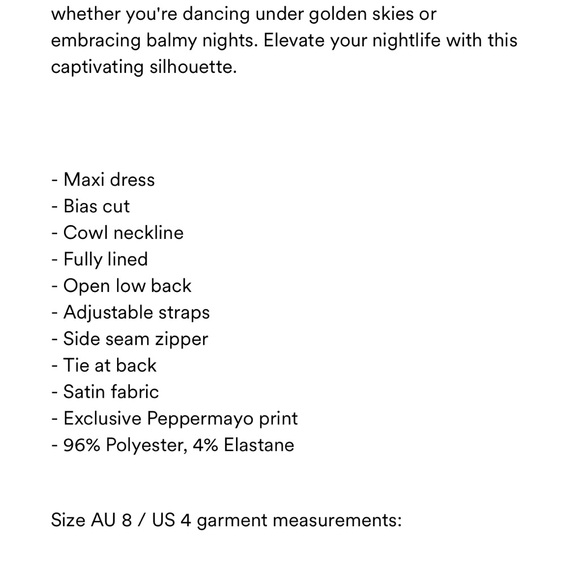 Peppermayo Exclusive - Dancing In The Sky Maxi Dress - Flower Garden - Picture 5 of 5